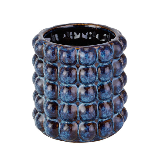 Seville Collection Indigo Bubble Planter